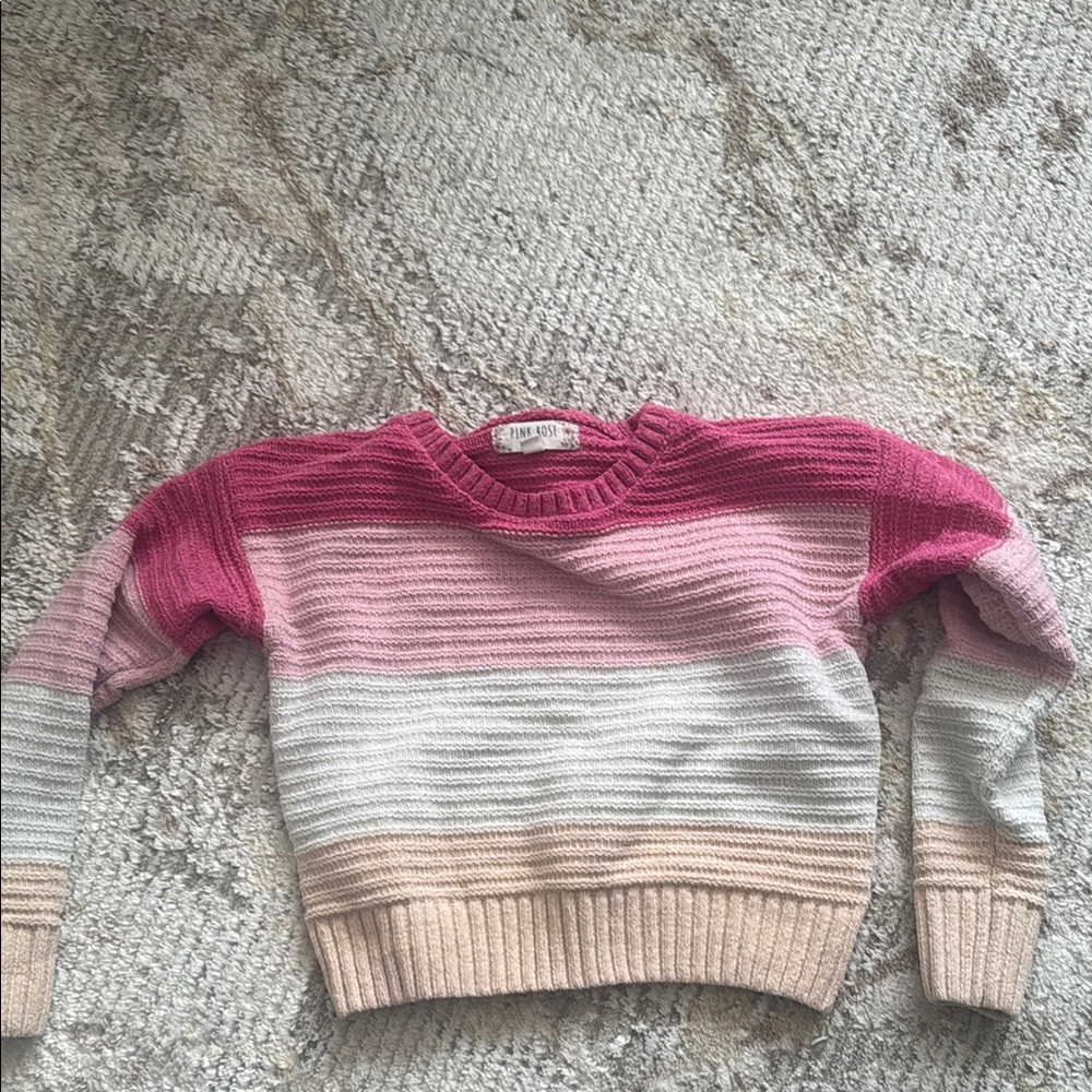 Colorful Striped Women's Sweater